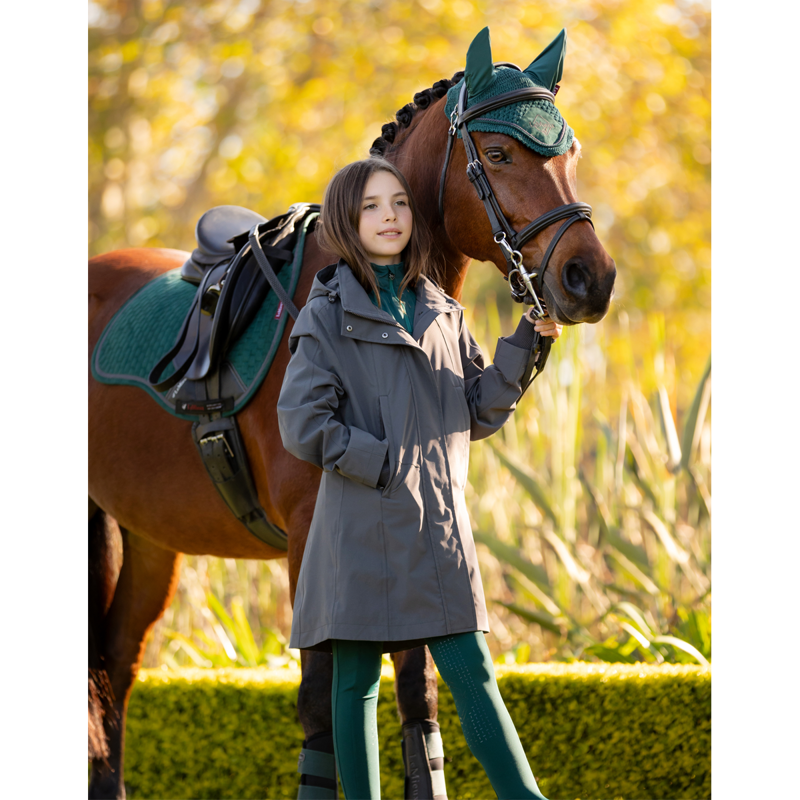 LeMieux Junior Pro Waterproof Coat - Graphite-6